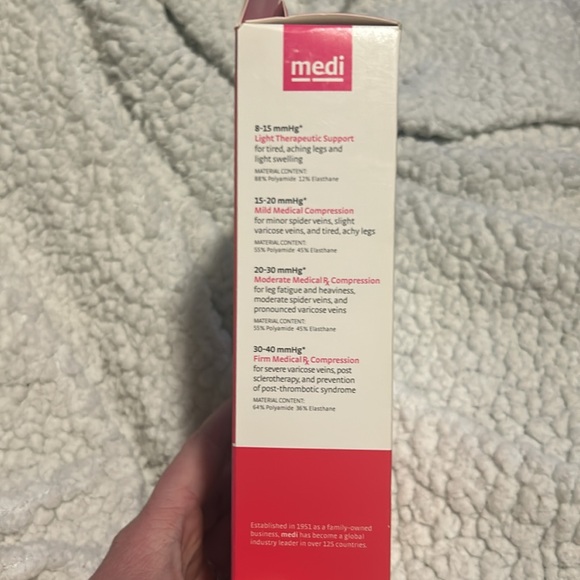 Mediven 39604 compression stocking 20-30mmHg natural full panty open toe IV - Picture 4 of 6